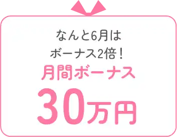 月間ボーナス30万円