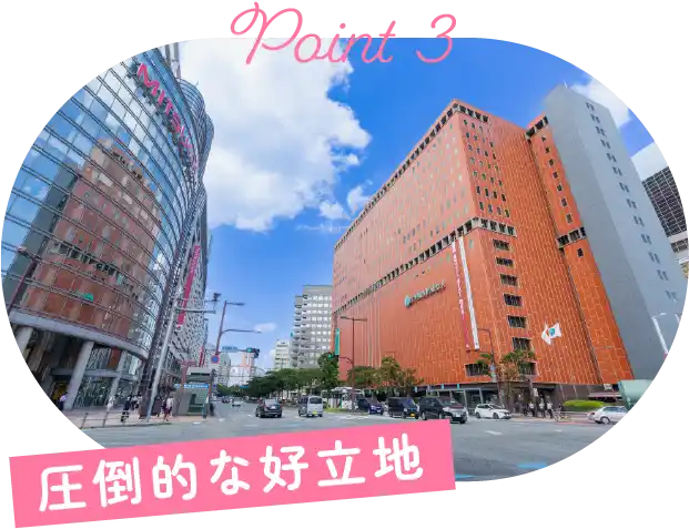 圧倒的な好立地